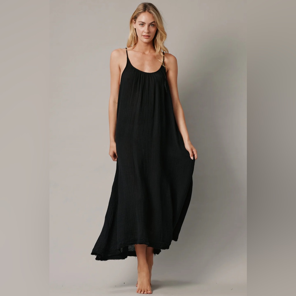 9seed Tulum Low Back Maxi Dress - O/S